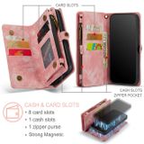 Multifunkčné peňaženkové puzdro CASEME iPhone 12/12 Pro - Ružová