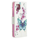 Peňaženkové kožené puzdro na Samsung Galaxy A42 5G - Two Butterflies