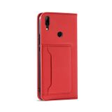 Peňaženkové kožené puzdro Liquid na Huawei P Smart Z / Y9 Prime (2019) – Červená