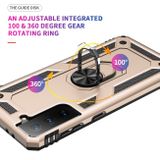 Kryt Magnetic Holder Armor na Samsung Galaxy S21 Plus 5G - Zlatá