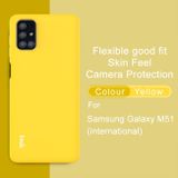 Gumený kryt na Samsung Galaxy M51 - Žltá