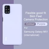 Gumený kryt na Samsung Galaxy M51 - Fialová