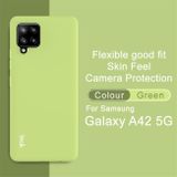 Gumený kryt na Samsung Galaxy A42 5G - Zelená