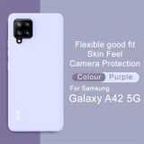 Gumený kryt na Samsung Galaxy A42 5G - Fialová