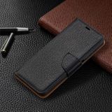 Peňaženkové kožené puzdro LITCHI na Xiaomi Mi 10T Lite 5G - Čierna