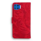 Peňaženkové kožené puzdro TIGER na Motorola Moto G 5G Plus - Červená