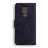 Peňaženkové kožené puzdro na Motorola Moto G9 PLay / E7 Plus - Tiger / čierna