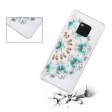 Gumený kryt TPU Protective na Huawei Mate 20 Pro- Half Blue Butterfly