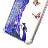 Gumený kryt Peacock Pattern na Huawei Y7 Prime (2018)