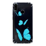 Gumený kryt na Huawei Y7 (2019) - Blue Butterfly Pattern