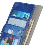 Peňaženkové puzdro Retro Crazy Horse na Huawei P Smart Z - modrá
