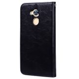 Peňaženkové puzdro Flip Leather Case Black na Honor 6A
