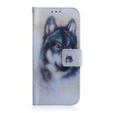 Peňaženkové puzdro White Wolf Pattern na Huawei P Smart (2019) / Honor 10 Lite