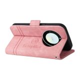 Peňaženkové kožené puzdro BETOPNICE na Honor Magic5 Lite - Ružová