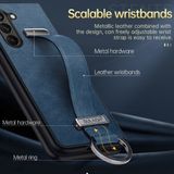 Kožený kryt SULADA Leather na Samsung Galaxy Z Fold5 - Modrá