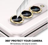 Ochranné sklo na zadnú kameru ENKAY Alloy na Samsung Z Fold 5 - Strieborná
