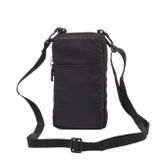Multifunkčná športová taška na 6.9 mobil s putkom na opasok- čierna