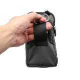 Multifunkčná športová taška na 6.9 mobil s putkom na opasok- tmavo sivá