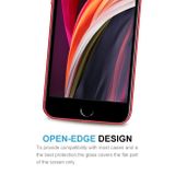 Temperované Tvrdené sklo na iPhone SE (2020) - Čierne