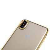 Gumený kryt na iPhone X/XS - Zlatý