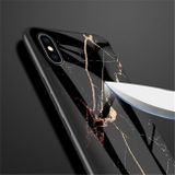 Ochranné sklo na zadnú časť iPhone XS Max - Čiernozlatý