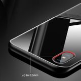 Ochranné sklo na zadnú časť iPhone XS Max - Červený