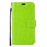 Peňaženkové kožené puzdro na Samsung Galaxy A5 (2017) - Zelený