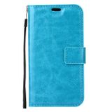 Peňaženkové kožené puzdro na Samsung Galaxy A5 (2017) - Modrý