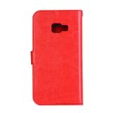Peňaženkové kožené puzdro na Samsung Galaxy A5 (2017) - Červený