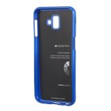 Gumený kryt jelly metal na Samsung Galaxy J6+ - modrá
