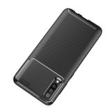 Gumený kryt Brushed Carbon na Samsung Galaxy A70 - čierna