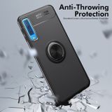 Gumený kryt Shockproof TPU na Samsung Galaxy A7 (2018)-čierna