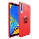 Gumený kryt Ultra-thin TPU na Samsung Galaxy A7 (2018)-červená