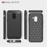 Gumený kryt Armor na Samsung Galaxy A8 (2018) - čierna