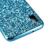 Gumený Glitter kryt na Samsung Galaxy A10 - Ružovozlatý