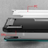 Plastový kryt Magic Armor TPU na Samsung Galaxy A70-strieborná