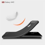 Gumený kryt na Samsung Galaxy A40 - Čierný