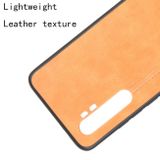 Kožený kryt na Xiaomi Mi Note 10 Lite - Oranžová
