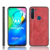 Kožený kryt SKIN na Motorola Moto G8 Power - červená
