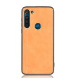 Kožený kryt SKIN na Motorola Moto G8 Power - oranžová