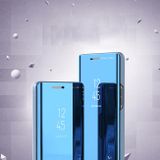 Knižkové puzdro Electroplating Mirror na Samsung Galaxy A71 5G - Modrofialová