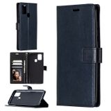 Peňaženkové kožené puzdro na Samsung Galaxy A21s - Čierný