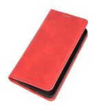 Peňaženkové kožené puzdro na Xiaomi Redmi 9 - Červená