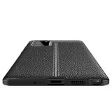 Kožený kryt na Sumsung Galaxy Note 20 - Čierna