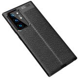 Kožený kryt na Samsung Galaxy Note 20 Ultra - Čierna