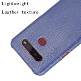 Kožený kryt na LG K51S - Modrá