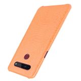 Kožený kryt na LG K51S - Oranžová