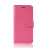 Peňaženkové kožené puzdro na Samsung Galaxy S20 FE - Rose Red
