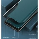 Knižkové puzdro Electroplating Mirror na Samsung Galaxy Note 20 Ultra - Fialová