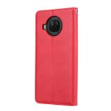 Peňaženkové kožené puzdro SKIN na Xiaomi Mi 10T Lite 5G - Červená